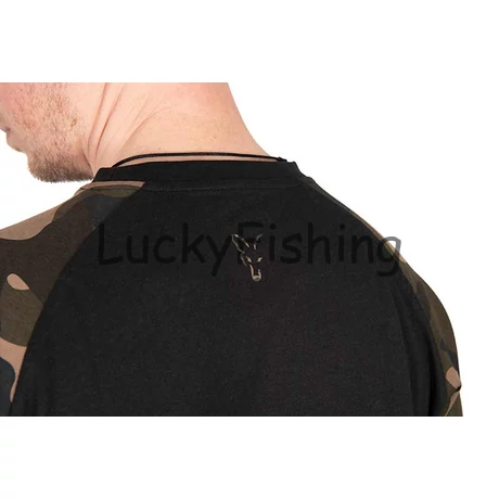 FOX Black/Camo Outline T-Póló - M