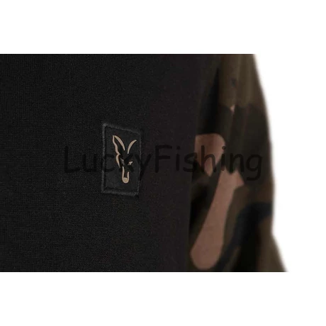 FOX LW Black/Camo QTR Zip - Cipzáros Pulóver - M