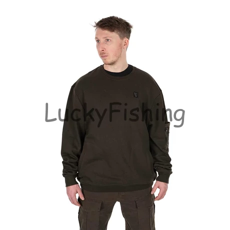 FOX LW Khaki Jumper Pulóver - M
