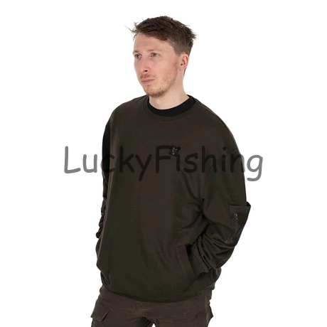 FOX LW Khaki Jumper Pulóver - M