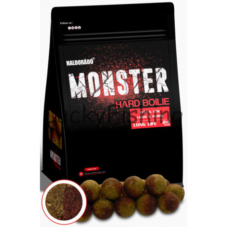 Haldorádó Monster Hard Boilie 24+ - Máj & Vér 24mm 700g