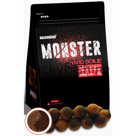 Haldorádó Monster Hard Boilie 24+ - Tintahal & Áfonya 24mm 700g