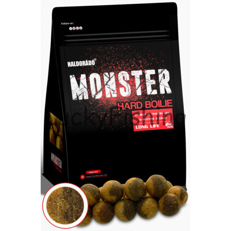 Haldorádó Monster Hard Boilie 24+ - Vajsav & Tengeri rák 24mm 700g