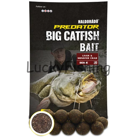 Haldorádó Catfish Bait Boilie 30+ - Liver & Monster Crab
