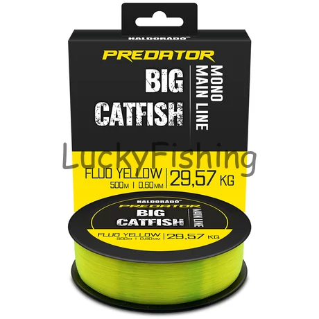 Haldorádó Predator Catfish Line Mono Fluo Yellow 0,60mm / 500m - 29,57 kg