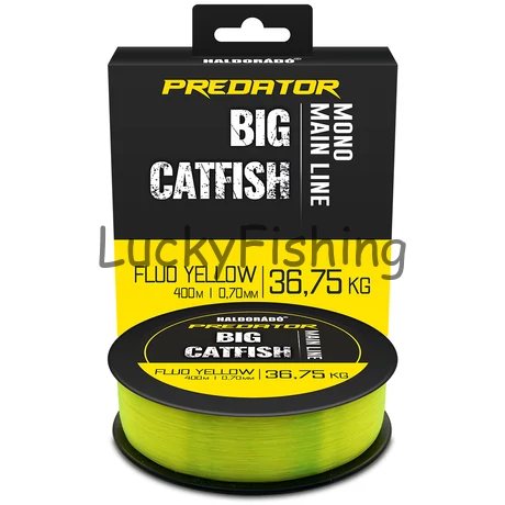 Haldorádó Predator Catfish Line Mono Fluo Yellow 0,70mm / 400m - 36,75 kg