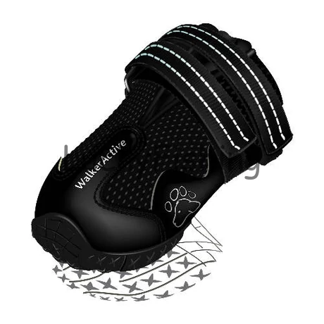 Trixie Walker Active Protective Boots - csízma (fekete) kutyák részére (M)