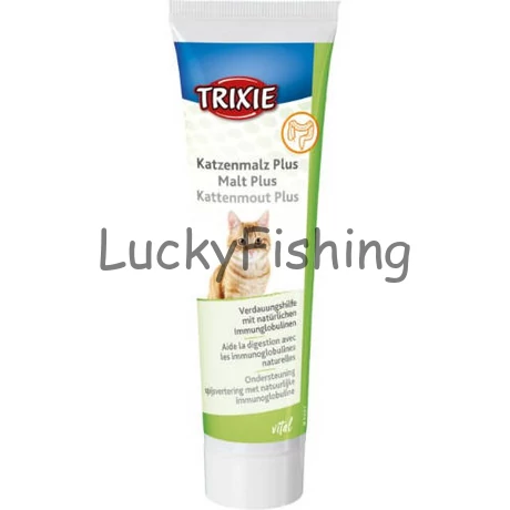 Trixie Cat Malt Plus - kiegészítő táplálék (szőroldó paszta, immunglobinnal) macskák részére (100g)