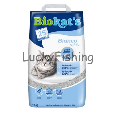 Gimpet Biokats Bianco Classic - csomósodó macskaalom  (5kg)