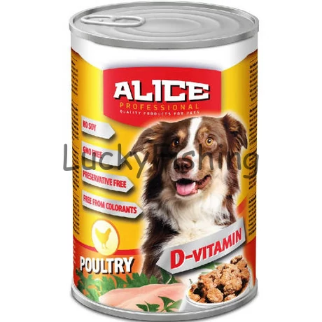 Alice Professional Dog konzerv (szárnyas, 1240g)