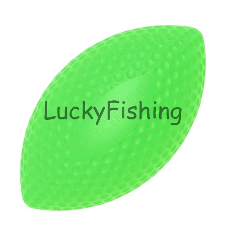 PitchDog Extremely Durable And Safe Football Dog Toy - játék (rögbi labda,lime) kutyák részére (9cm)