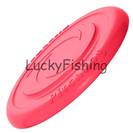 PitchDog Lightweight And Flexible Flying Disk For Dogs - játék (frizbi, pink) kutyák részére (Ø24cm)