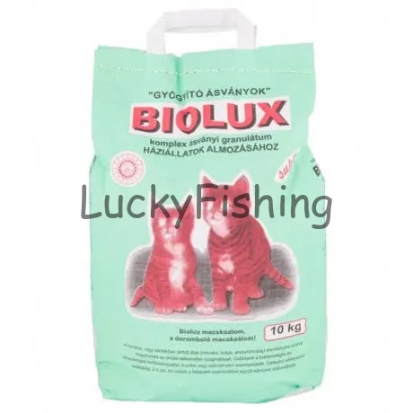 Biolux - zeolit alapú csomósodó macskaalom (10kg)