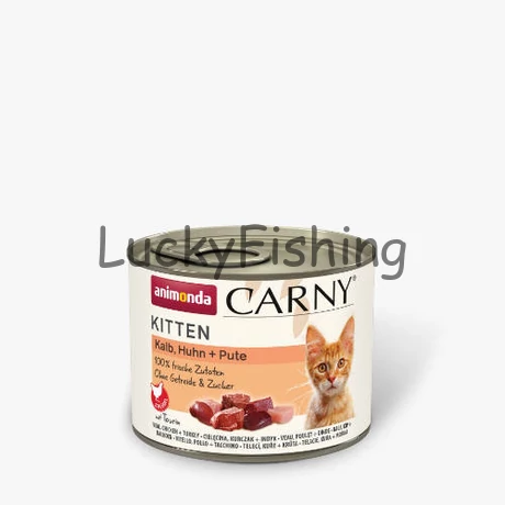 Animonda Carny Kitten Kalb, Huhn + Pute - nedves eledel (borjú,csirke,pulyka) fiatal macskák részére (200g)