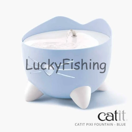 Catit Pixie Cat Drinking Fountain - ívókút (világoskék) macskák részére (2,5 liter)