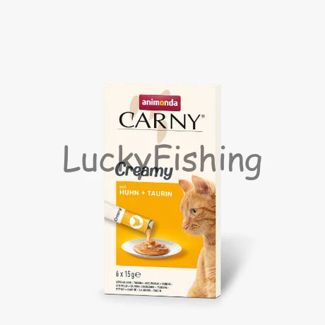 Carny Adult Creamy mit Huhn + Taurin - kiegészítő eleség (csirke,taurin) macskák részére (6x15g)