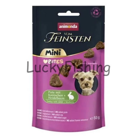 Animonda Vom Feinsten (pulyka-nyúl-áfonya) jutalomfalat - Felnőtt kutyák részére (50g)