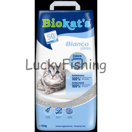 Gimpet Biokats Bianco Classic Extra - csomósodó macskaalom  (10kg)