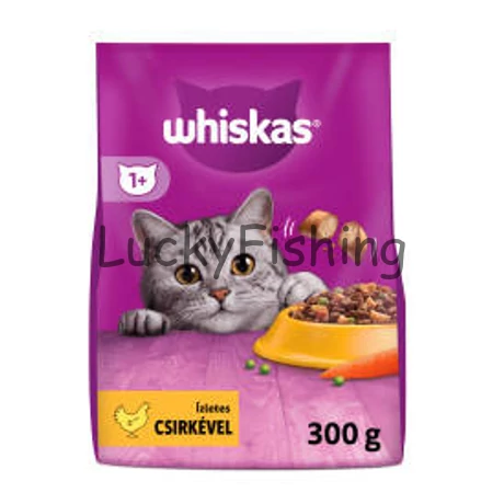 Whiskas Adult Chicken +1 - Szárazeledel (csirkehússal) felnőtt macskák részére (300g)