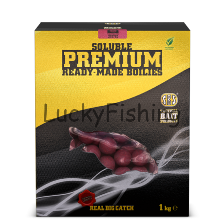 SBS Soluble Premium Ready-Made Boilies Krill & Halibut 24mm 1kg