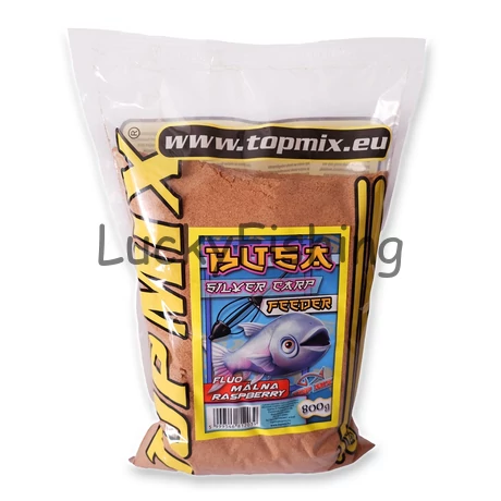 TOP MIX Busa feeder -  Fluo Málna 800g