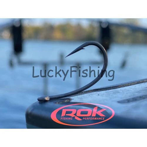 ROK - Medium Curve Shank - teflon horog #6