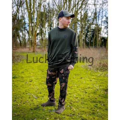 FOX LW Khaki Jumper Pulóver - M