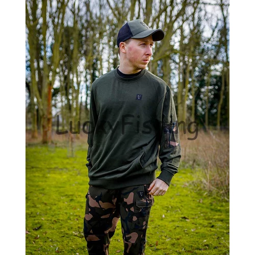 FOX LW Khaki Jumper Pulóver - M
