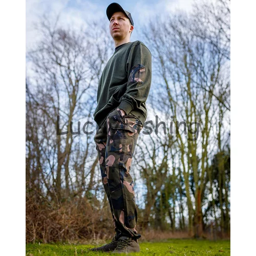 FOX LW Khaki Jumper Pulóver - M