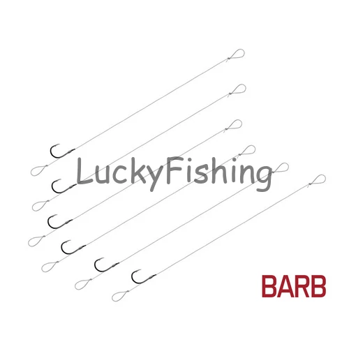 Delphin FLR LOOP Előkötött Feeder horog 12 cm • 0,22 mm • CHINU BARB #6