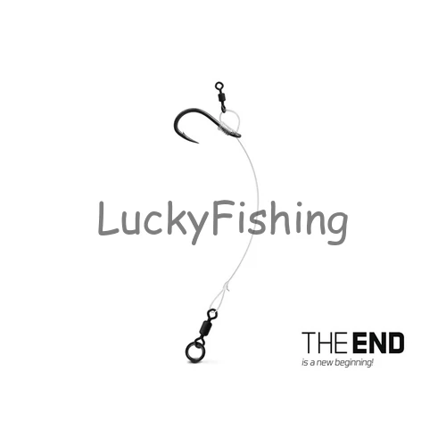 Delphin THE END CHOD Rig előkötött horog 8cm /0.45mm/#6