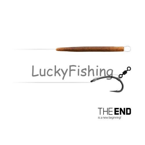 Delphin THE END D-Rig előkötött horog /20 cm /17lbs /#4