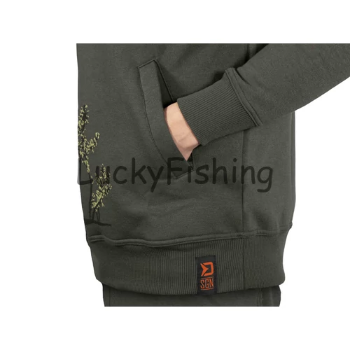 Delphin Catch Me Carp Nx Kapucnis Horgász Pulóver L