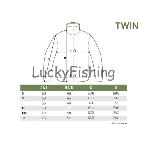 Delphin TWIN Zip Fleece kabát - XXXL