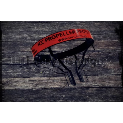 ICC INOX csónakmotor propeller védő /Black Edition/ - íveltebb formájú hengeres motortestű csónakmotorokhoz
