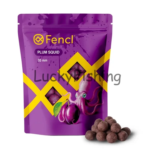 Fencl Boilie Plum Squid - Szilva Tintahal - 20mm - 250g