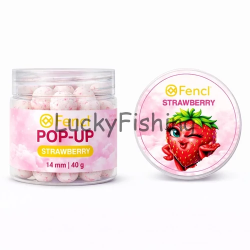 Fencl Pop Up Strawberry - Eper 14mm - 40g