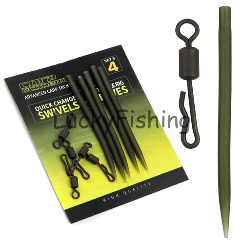 CARP ACADEMY Forgó gyorskapoccsal + szilikoncső 5+5db/cs