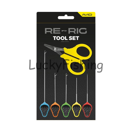 Avid Carp Re-Rig Tool Set  Csalizó Fűzőtű Szett 6db-os