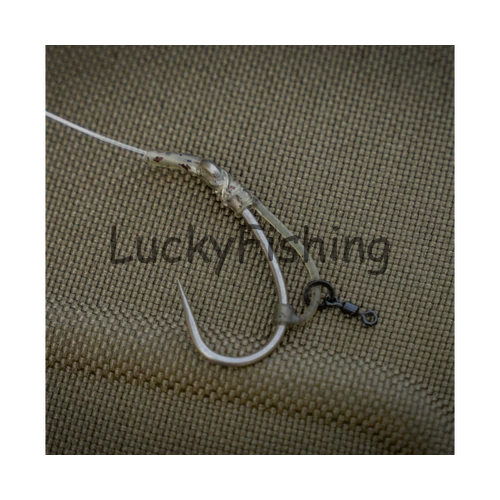 Avid Carp Outline Flecktone D-Rig Kickers Standard Horogbefordító 10db
