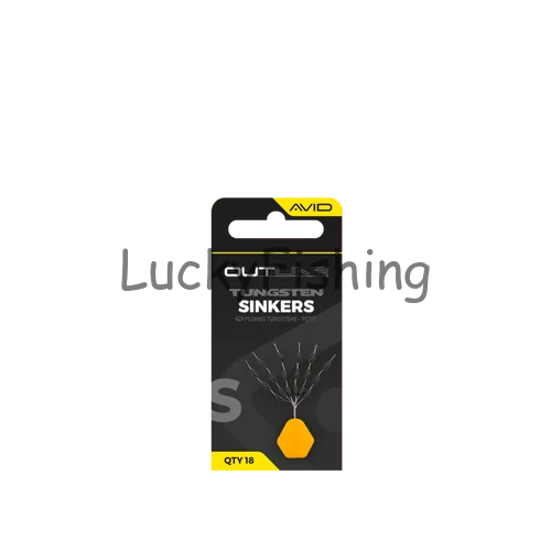 Avid Carp Outline Tungsten Sinkers Large Ütköző 18db