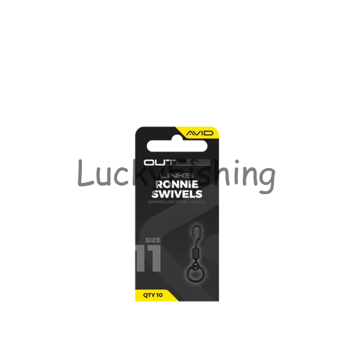 Avid Carp Outline Ronnie Swivels 11 Forgókapocs 10db