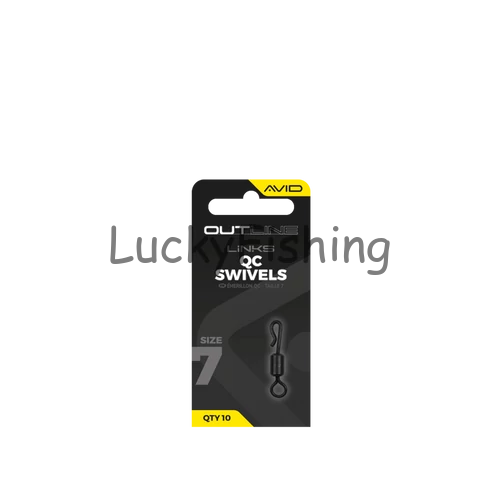 Avid Carp Outline QC Swivels 7 Forgókapocs 10db