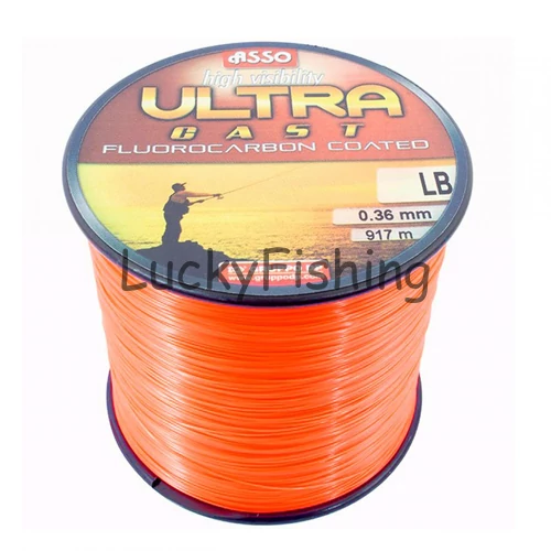 Asso Ultra Cast 1000M 0,20 FLUOROCARBON Orange 6,5KG