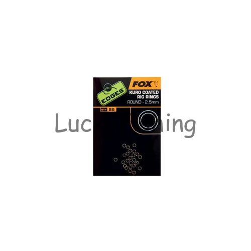 FOX EDGES™ Kuro Coated Rig Rings - 2.5mm Small X 25 Előke Gyűrű karika