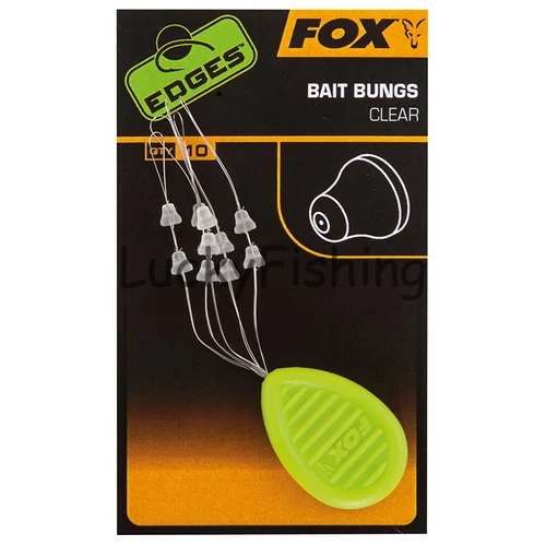 Fox Edges™ Bait Bungs Clear csalistopper hajszálelőkére
