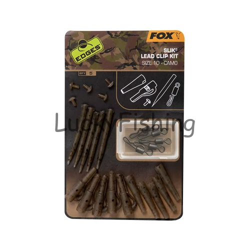 Fox EDGES™ Camo Slik Lead ólomkapocskészlet méret:10