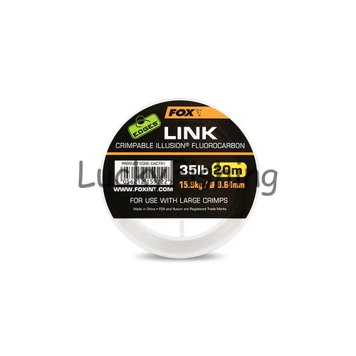 Fox Edges Link Illusion Flurocarbon Zsinór (krimpelhető) 35lb/0.64mm