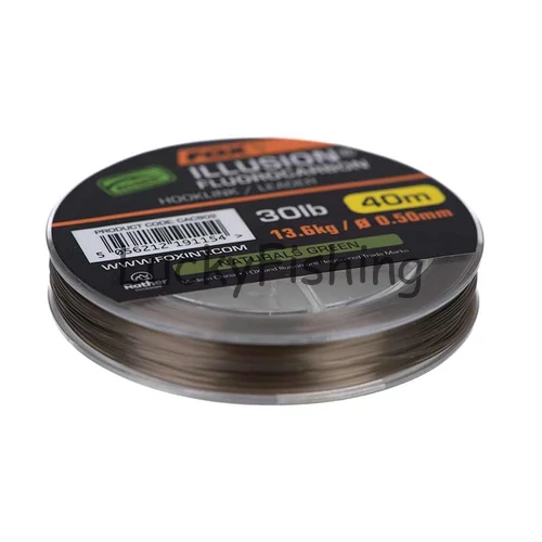 FOX Edges Illusion Fluorocarbon 20lb 9.1kg (0.40mm) x 40m - Naturals Green