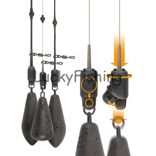 Fox Edges Naturals Heli-Clips – Komplett helikopter klip készlet 3db